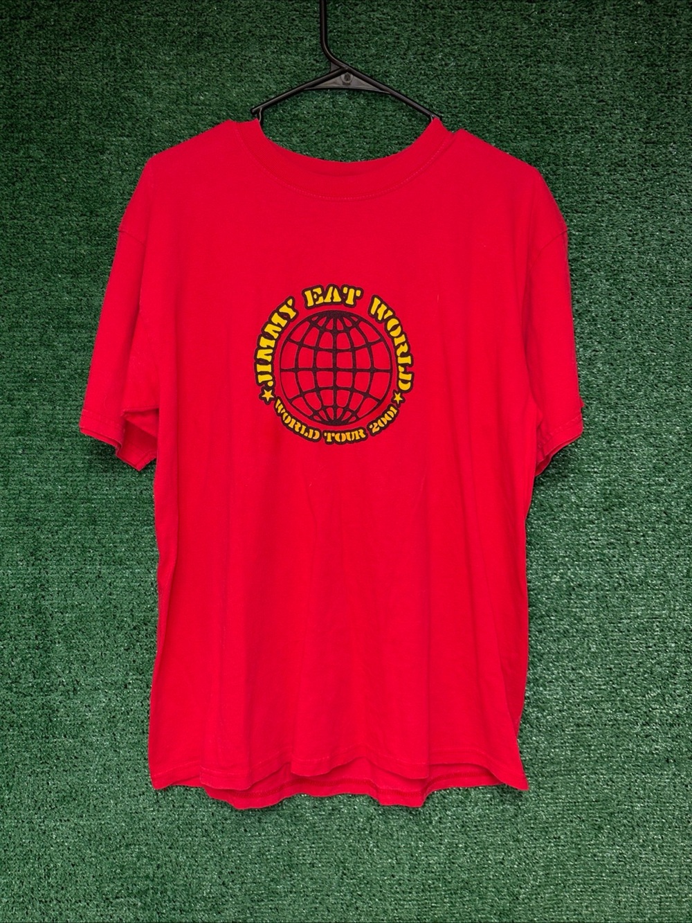 Jimmy Eat World 2001 Tour Vintage Y2K Band Shirt L Emo Sxreamo Hardcore